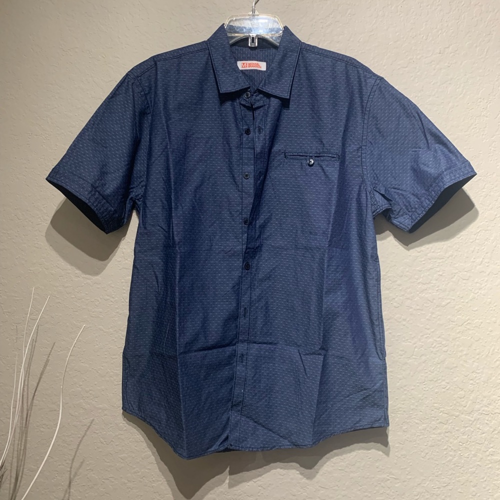MichaelBrandon / Blue button up / size L